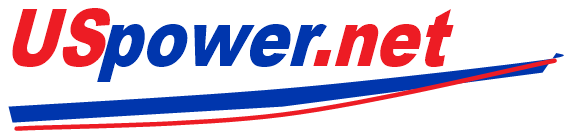 2001 USpower.net red and blue logo