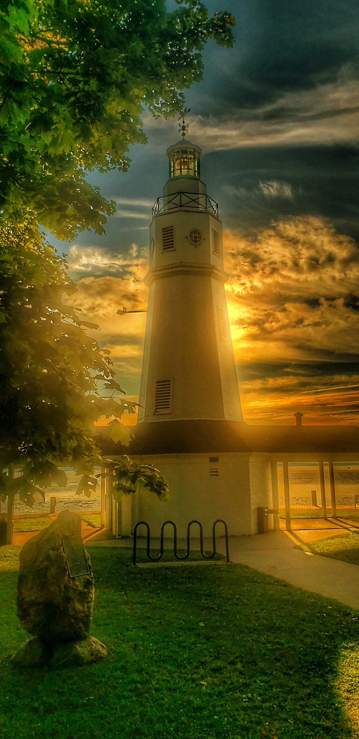 The Neenah Lighthouse at Kimberly Point — August 2, 2020